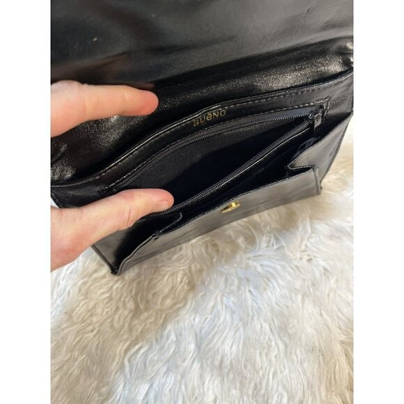 BUENO black Vintage Clutch Style Bag new - Picture 9 of 11